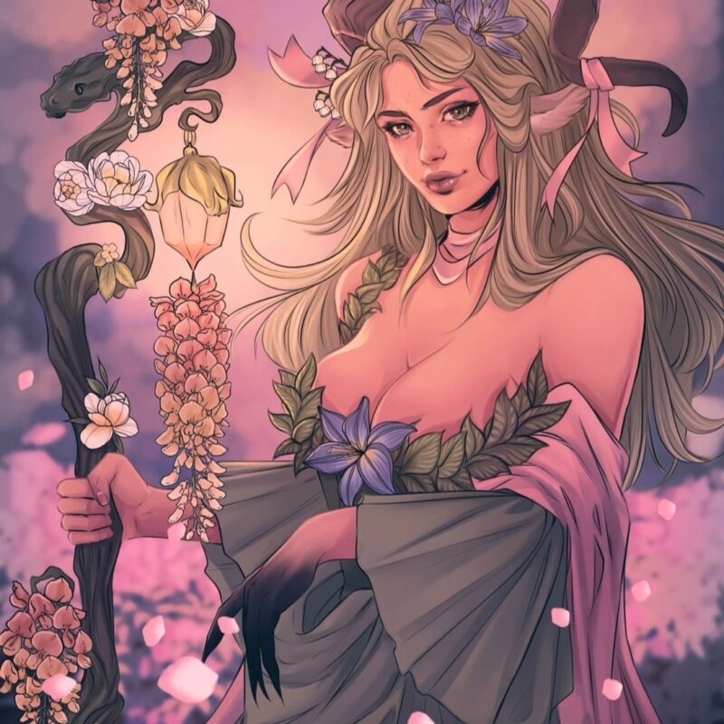 Anime-Style Poison Ivy: A Blend of Beauty and Power in Art
